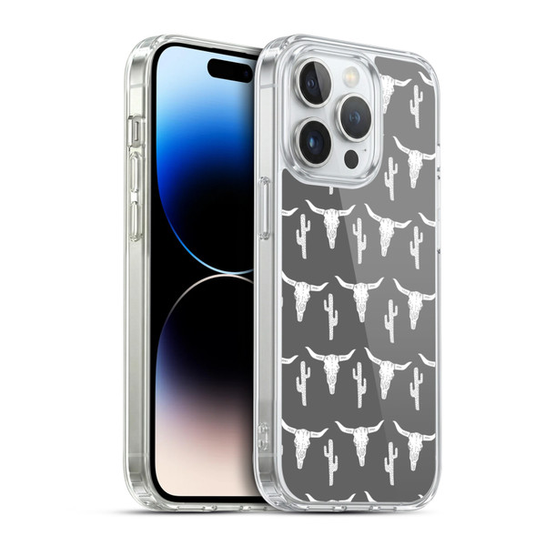 Andrea Lauren Design Assorted Skulls Soft Gel Case for Apple iPhone 14 Pro & MagSafe