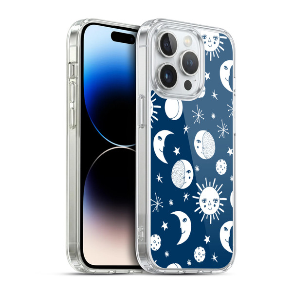 Andrea Lauren Design Assorted Sun Moon Soft Gel Case for Apple iPhone 14 Pro & MagSafe