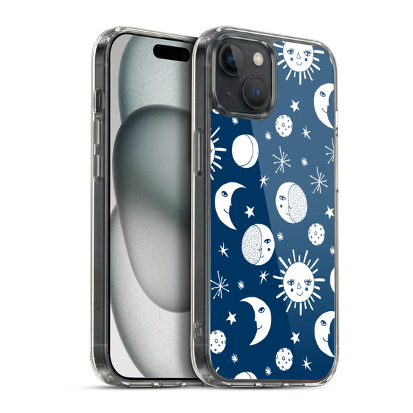 Andrea Lauren Design Assorted Sun Moon Soft Gel Case for Apple iPhone 15 Plus & MagSafe
