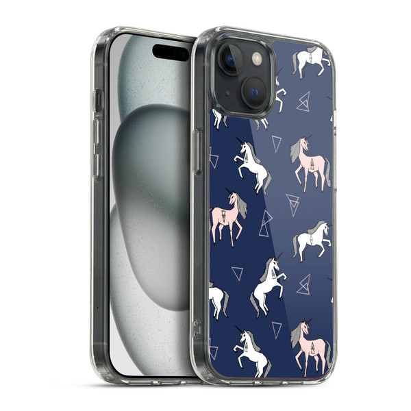 Andrea Lauren Design Assorted Unicorn Soft Gel Case for Apple iPhone 15 Plus & MagSafe
