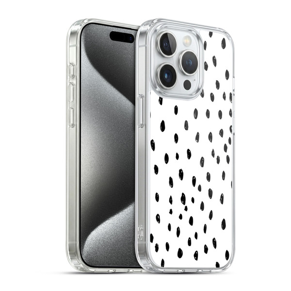 Andrea Lauren Design Assorted Dots Soft Gel Case for Apple iPhone 15 Pro & MagSafe