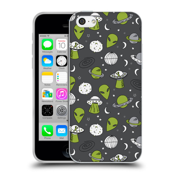 Andrea Lauren Design Assorted Aliens Soft Gel Case for Apple iPhone 5c