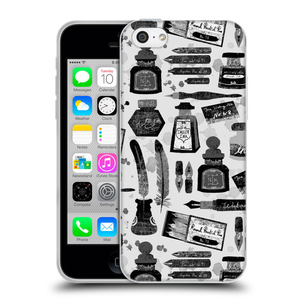 Andrea Lauren Design Assorted Calligraphy Soft Gel Case for Apple iPhone 5c