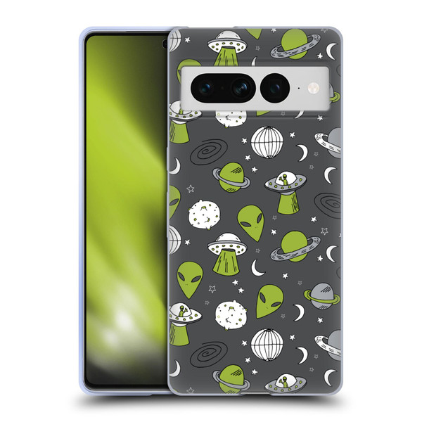 Andrea Lauren Design Assorted Aliens Soft Gel Case for Google Pixel 7 Pro
