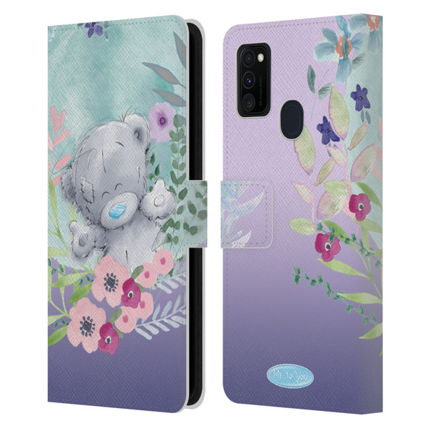 Me To You Soft Focus Happy Tatty Leather Book Wallet Case Cover For Samsung Galaxy M30s (2019)/M21 (2020)