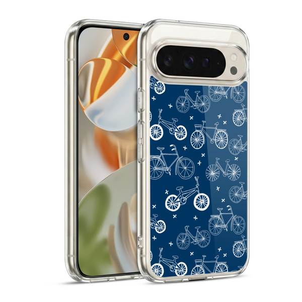 Andrea Lauren Design Assorted Bicycles Soft Gel Case for Google Pixel 9 / Pixel 9 Pro