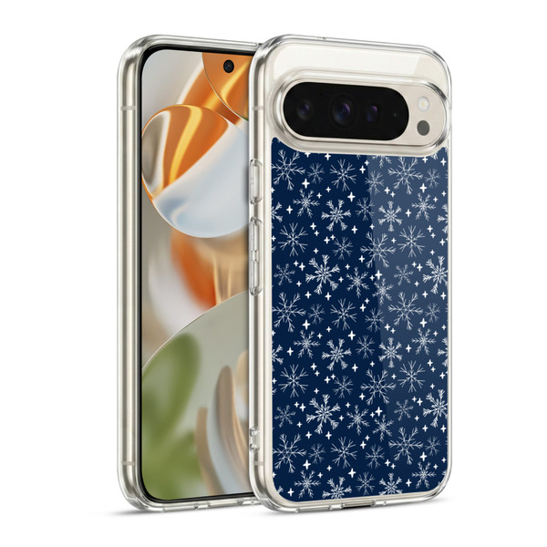 Andrea Lauren Design Assorted Snowflakes Soft Gel Case for Google Pixel 9 / Pixel 9 Pro