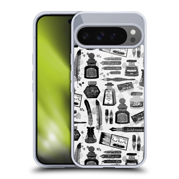 Andrea Lauren Design Assorted Calligraphy Soft Gel Case for Google Pixel 9 Pro XL