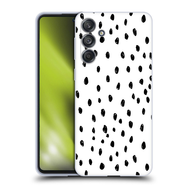 Andrea Lauren Design Assorted Dots Soft Gel Case for Samsung Galaxy M55 5G