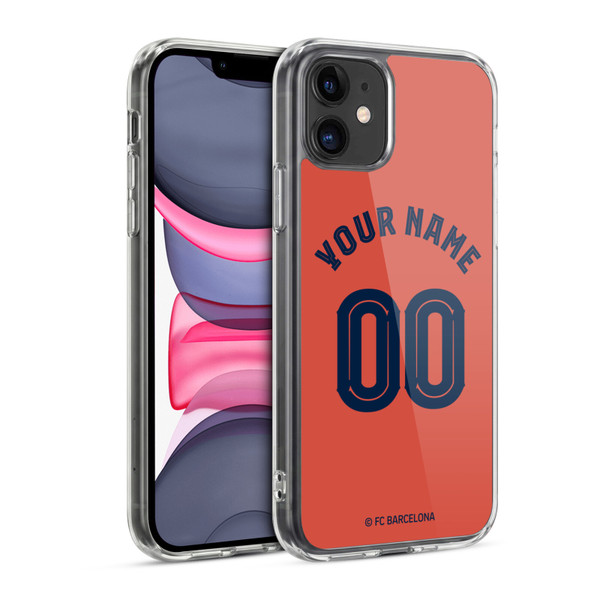 Custom Customised Personalised FC Barcelona 2025/26 Kit Third Soft Gel Case for Apple iPhone 11
