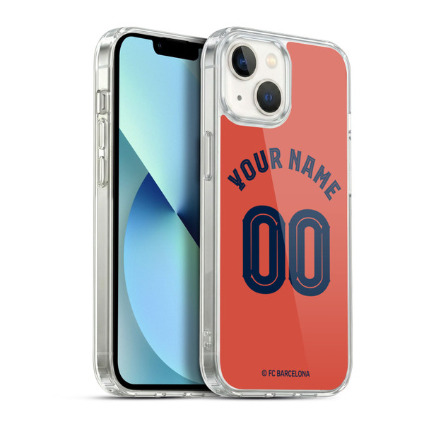 Custom Customised Personalised FC Barcelona 2025/26 Kit Third Soft Gel Case for Apple iPhone 13