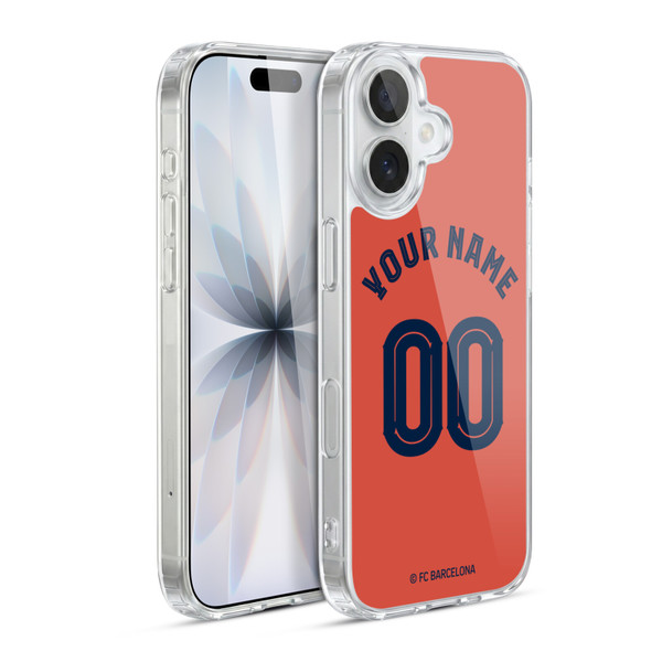 Custom Customised Personalised FC Barcelona 2025/26 Kit Third Soft Gel Case for Apple iPhone 17