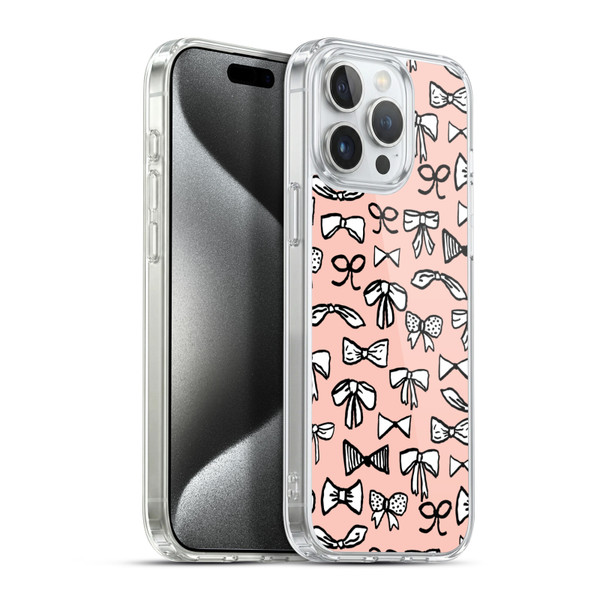 Andrea Lauren Design Lady Like Bow Soft Gel Case for Apple iPhone 15 Pro Max & MagSafe