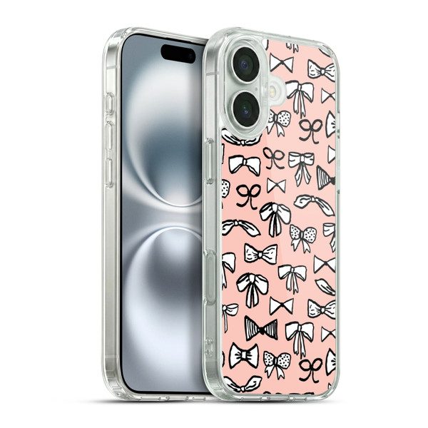 Andrea Lauren Design Lady Like Bow Soft Gel Case for Apple iPhone 16 Plus & MagSafe