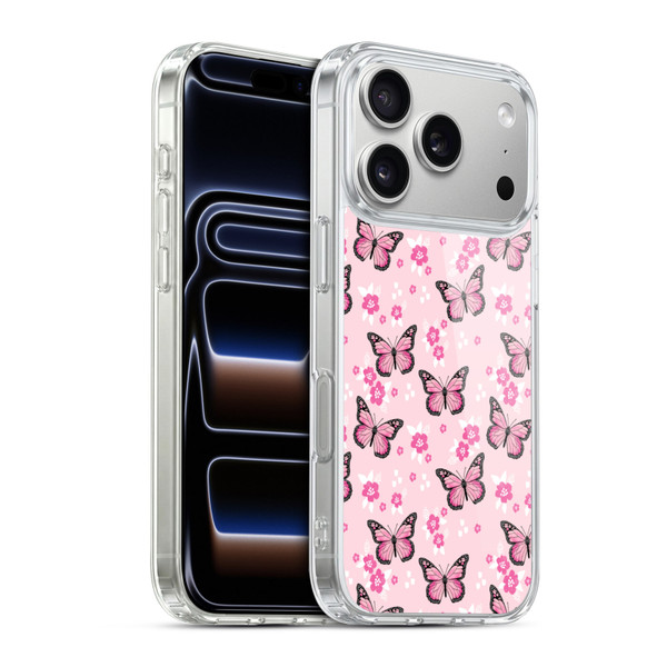 Andrea Lauren Design Lady Like Butterfly Soft Gel Case for Apple iPhone 17 Pro