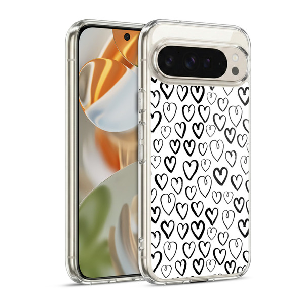 Andrea Lauren Design Lady Like Hearts Soft Gel Case for Google Pixel 9 / Pixel 9 Pro