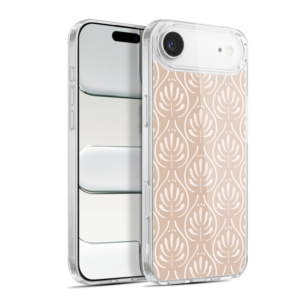 Anis Illustration Mix Pattern Boho Beige Soft Gel Case for Apple iPhone 17 Air