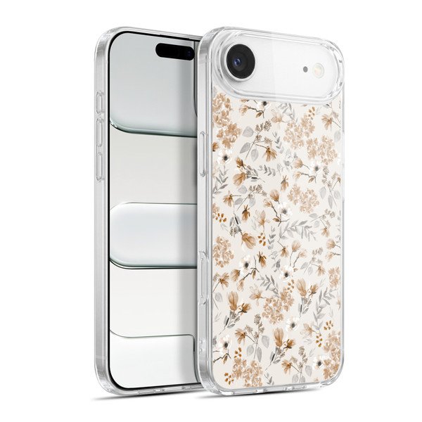 Anis Illustration Mix Pattern Romantic Neutrals Soft Gel Case for Apple iPhone 17 Air