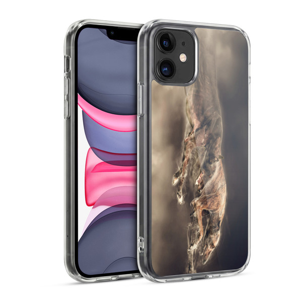 Klaudia Senator Animal Art Greyhound Soft Gel Case for Apple iPhone 11