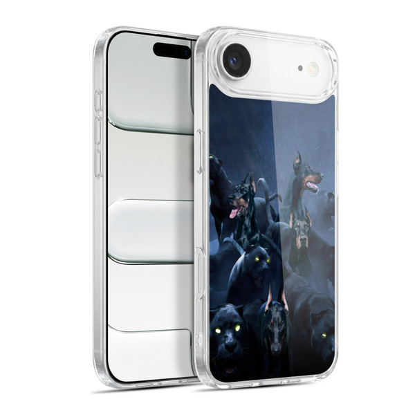 Klaudia Senator Animal Art Doberman Soft Gel Case for Apple iPhone 17 Air