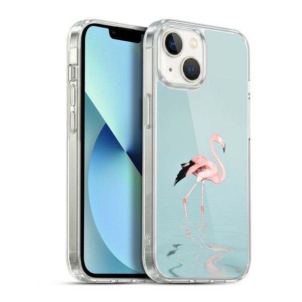 LebensArt Beings Flamingo Soft Gel Case for Apple iPhone 13