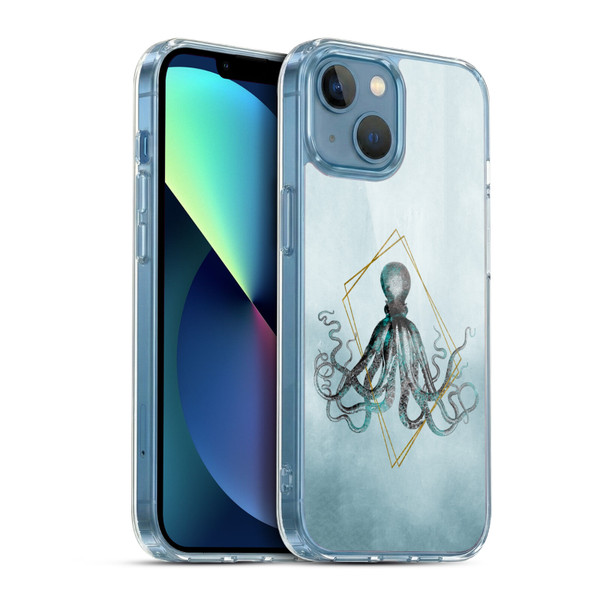 LebensArt Beings Octopus Soft Gel Case for Apple iPhone 13 Mini & MagSafe