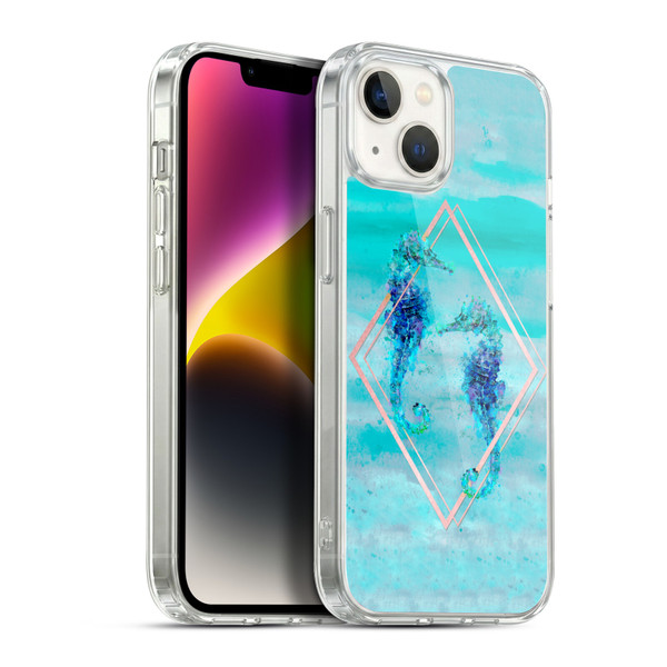 LebensArt Beings Lovers Soft Gel Case for Apple iPhone 14 Plus & MagSafe