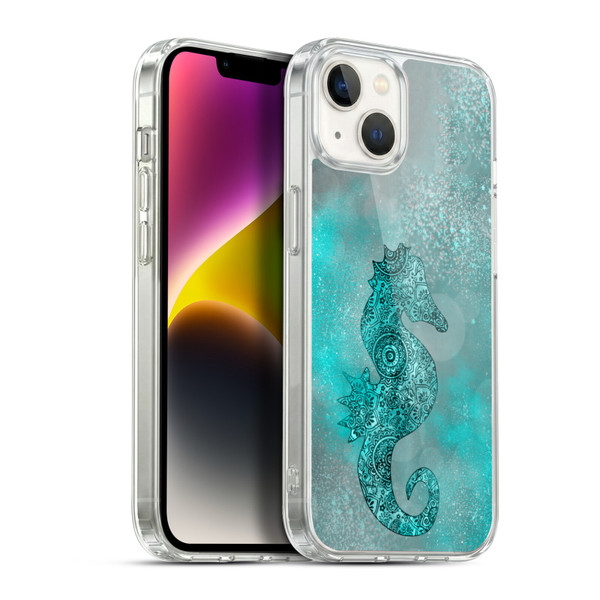 LebensArt Beings Seahorse Soft Gel Case for Apple iPhone 14 Plus & MagSafe