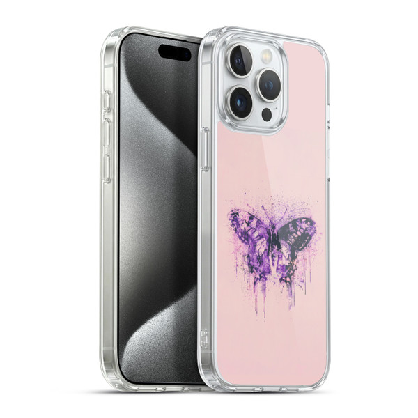 LebensArt Beings Butterfly Soft Gel Case for Apple iPhone 15 Pro Max & MagSafe