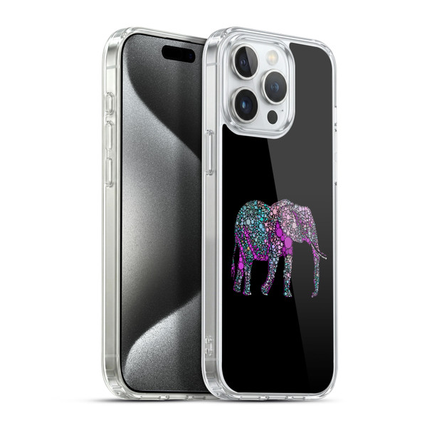 LebensArt Beings Elephant Soft Gel Case for Apple iPhone 15 Pro Max & MagSafe