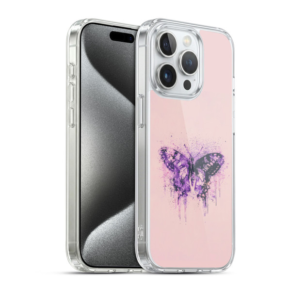 LebensArt Beings Butterfly Soft Gel Case for Apple iPhone 15 Pro & MagSafe