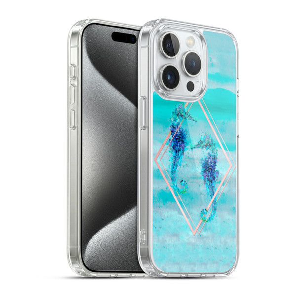 LebensArt Beings Lovers Soft Gel Case for Apple iPhone 15 Pro & MagSafe