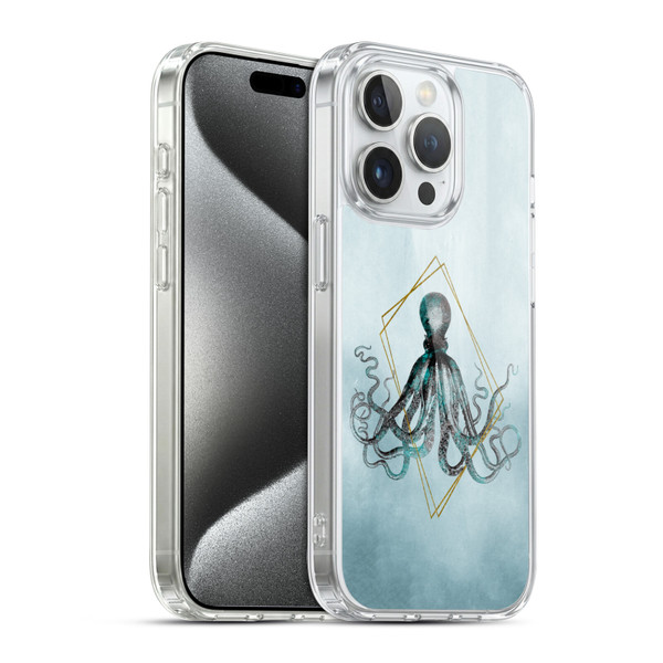 LebensArt Beings Octopus Soft Gel Case for Apple iPhone 15 Pro & MagSafe