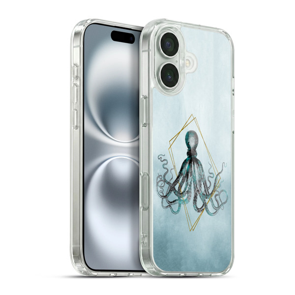 LebensArt Beings Octopus Soft Gel Case for Apple iPhone 16 Plus & MagSafe