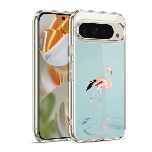 LebensArt Beings Flamingo Soft Gel Case for Google Pixel 9 / Pixel 9 Pro