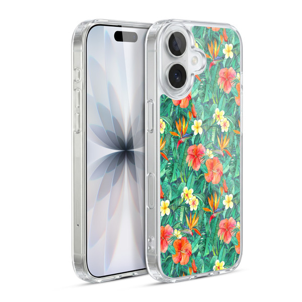 Micklyn Le Feuvre Florals Classic Tropical Garden Soft Gel Case for Apple iPhone 17
