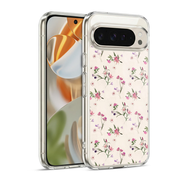 Micklyn Le Feuvre Florals Scattered Soft Gel Case for Google Pixel 9 / Pixel 9 Pro