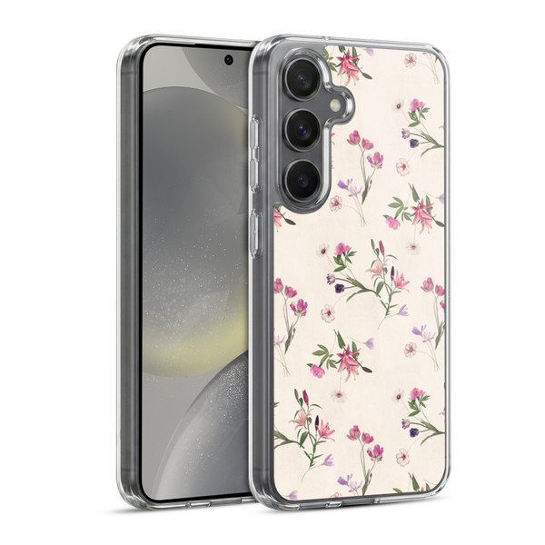 Micklyn Le Feuvre Florals Scattered Soft Gel Case for Samsung Galaxy S24 5G & MagSafe
