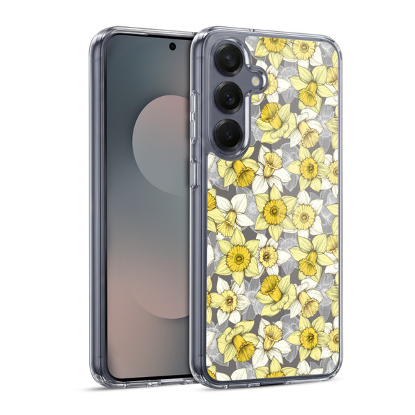 Micklyn Le Feuvre Florals Daffodil Daze Soft Gel Case for Samsung Galaxy S25 & MagSafe