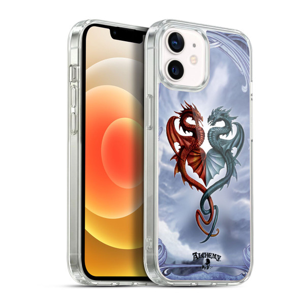 Alchemy Gothic Dragon Draconic Tryst Soft Gel Case for Apple iPhone 12 / iPhone 12 Pro & MagSafe