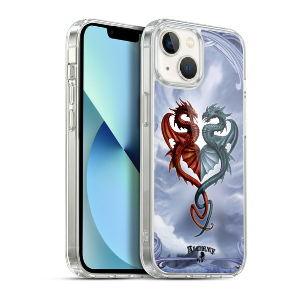 Alchemy Gothic Dragon Draconic Tryst Soft Gel Case for Apple iPhone 13