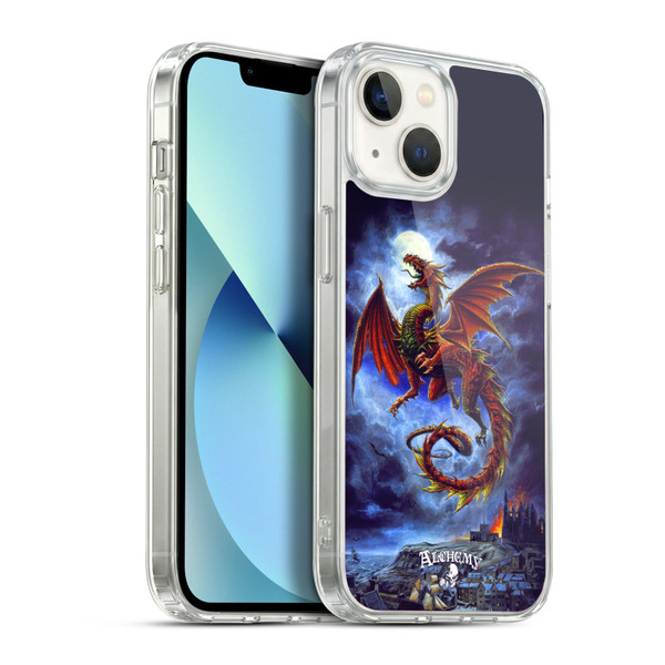 Alchemy Gothic Dragon Whitby Wyrm Soft Gel Case for Apple iPhone 13