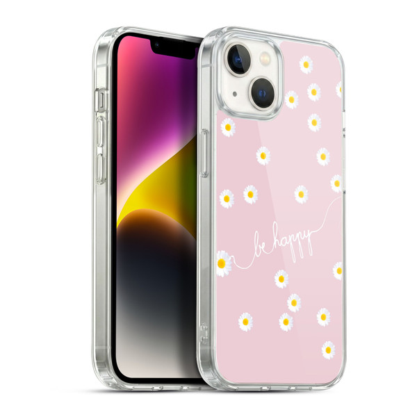 Monika Strigel Happy Daisy Blush Soft Gel Case for Apple iPhone 14 Plus & MagSafe