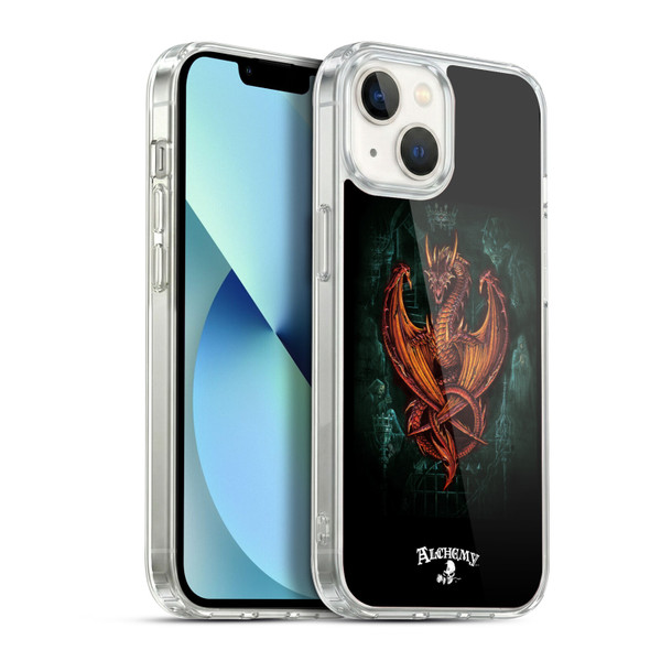 Alchemy Gothic Dragon Wyverex Auctor Soft Gel Case for Apple iPhone 13