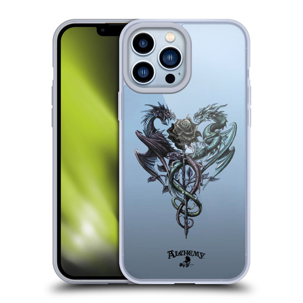 Alchemy Gothic Dragon Caduceus Rex Soft Gel Case for Apple iPhone 13 Pro Max & MagSafe