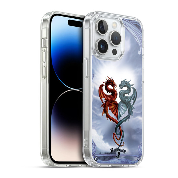 Alchemy Gothic Dragon Draconic Tryst Soft Gel Case for Apple iPhone 13 Pro & MagSafe