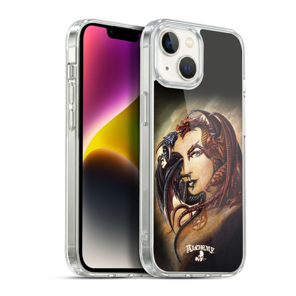 Alchemy Gothic Dragon Morgan Theomachia Soft Gel Case for Apple iPhone 14