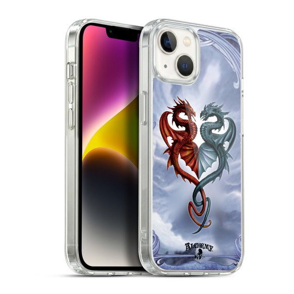 Alchemy Gothic Dragon Draconic Tryst Soft Gel Case for Apple iPhone 14 Plus & MagSafe