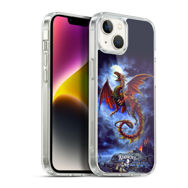 Alchemy Gothic Dragon Whitby Wyrm Soft Gel Case for Apple iPhone 14 Plus & MagSafe