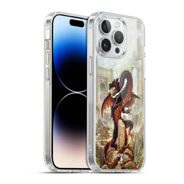 Alchemy Gothic Dragon Vindicta Pendragon Soft Gel Case for Apple iPhone 14 Pro Max & MagSafe